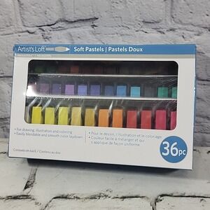 Artist's Loft Soft Pastels 36pc for Drawing, Illustrations & Coloring New